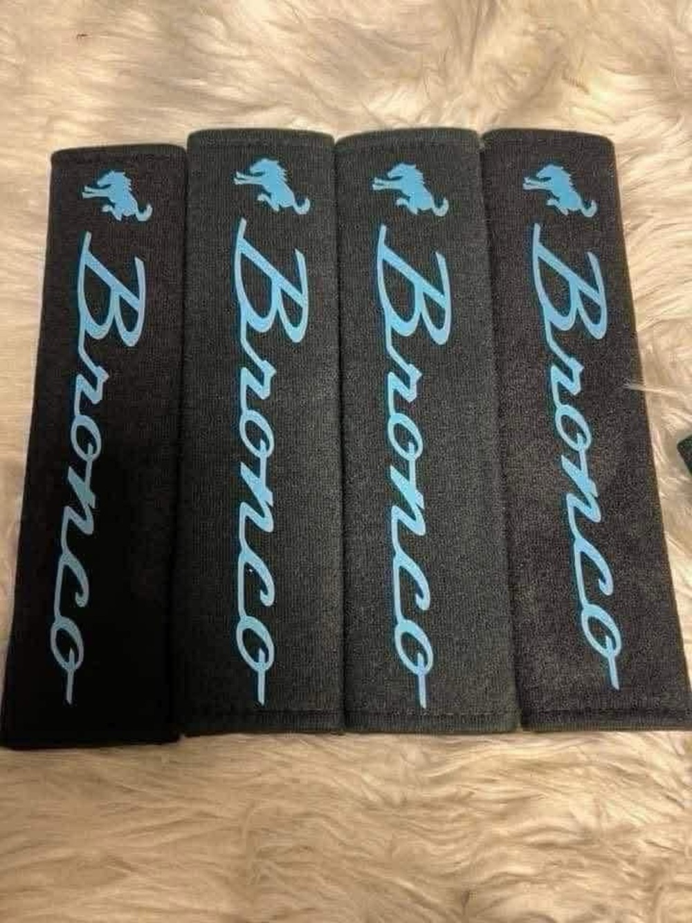 2 sets (4 total pieces) seatbelt covers